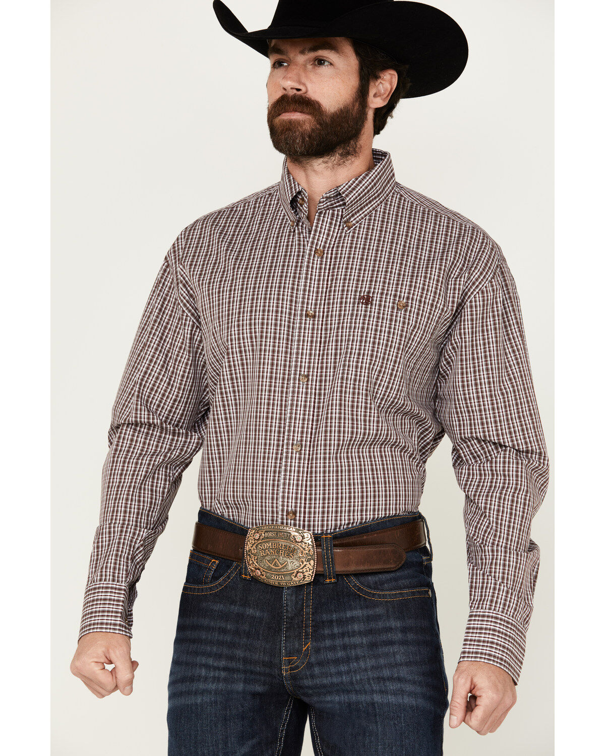 Wrangler Men´s Classics Plaid Print Long Sleeve Button-Down Western Shirt -Big teamlce.in - Image 3