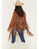 Image #4 - Cripple Creek Women's Amberglow Hand Laced Snap Front Suede Jacket, Brown, hi-res
