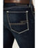Image #4 - Ariat Men's M8 Dark Wash Nightingale Antelope Modern Slim Stretch Denim Jeans, Dark Wash, hi-res