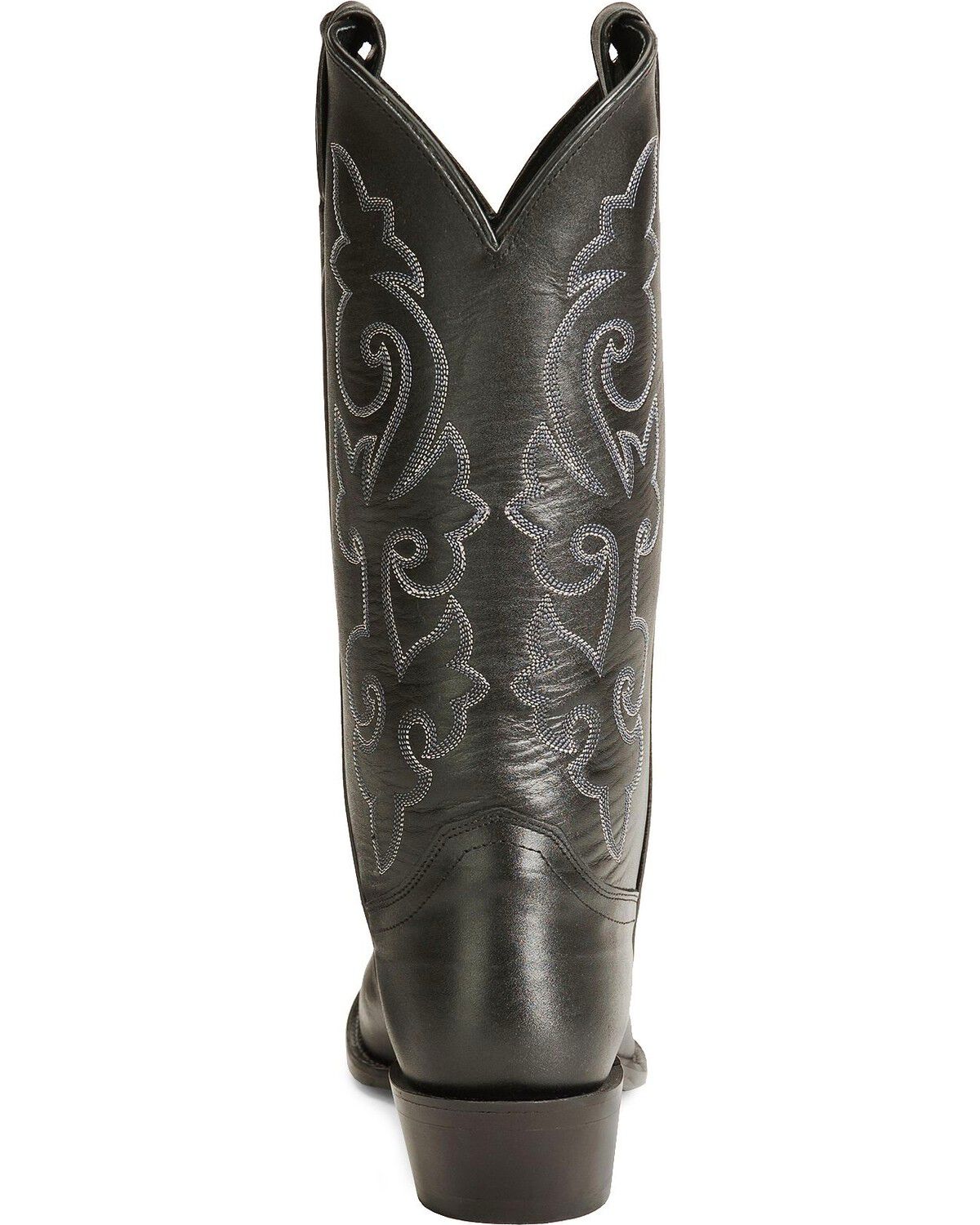 Image #7 - Justin Men's London Calfskin Western Boots - Round Toe, Black, hi-res
