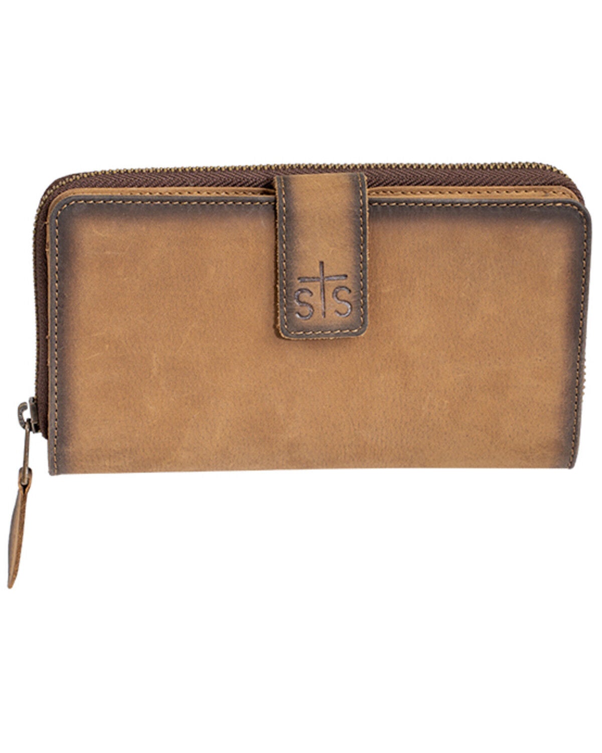 Image #6 - STS Ranchwear By Carroll Women's Baroness Basic Bliss Chelsea Wallet, Brown, hi-res
