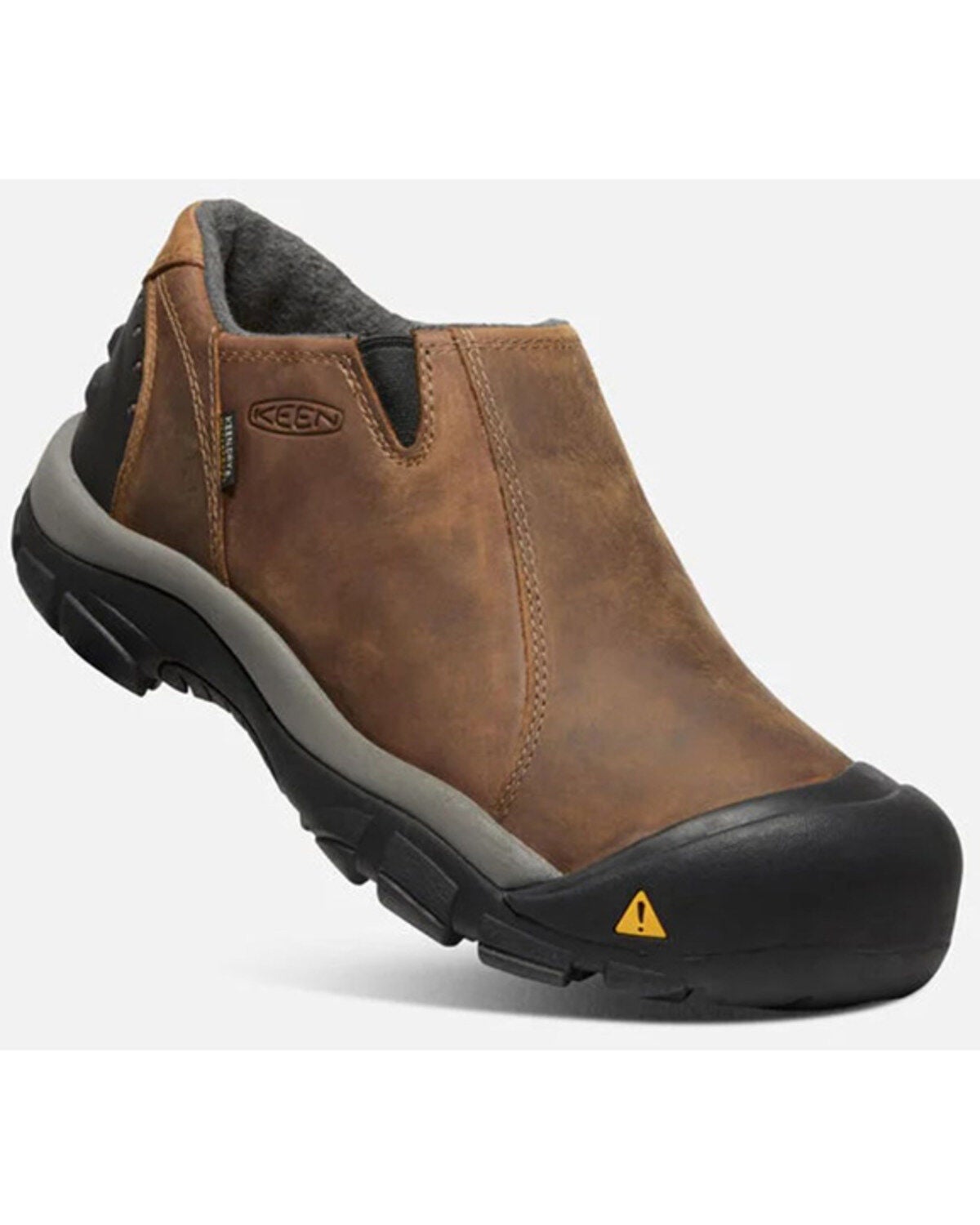 Keen Men's Brixen Low Waterproof Slip-On Insulated Work Shoes - Soft Toe, No Color, hi-res