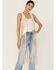 Image #2 - Shyanne Women's Patchwork Faux Suede Fringe Drop Vest, , hi-res