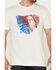 Image #3 - Moonshine Spirit Men's Blender Eagle Flag Graphic Short Sleeve T-Shirt, Cream, hi-res