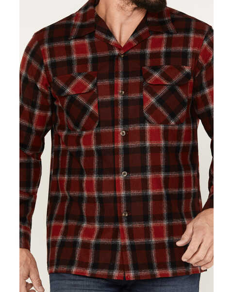 Image #3 - Pendleton Men's Boardshirt Plaid Button Down Long Sleeve Western Shirt, Red, hi-res
