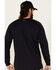 Image #5 - Ariat Men's FR Air Henley Long Sleeve Work Shirt, Navy, hi-res