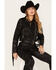 Wonderwest Women's Studded Leather Moto Jacket, Black, hi-res
