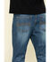 Image #4 - Cody James Men's Wolfstooth Wash Duke Relaxed Bootcut Stretch Denim Jeans - Tall, Medium Wash, hi-res