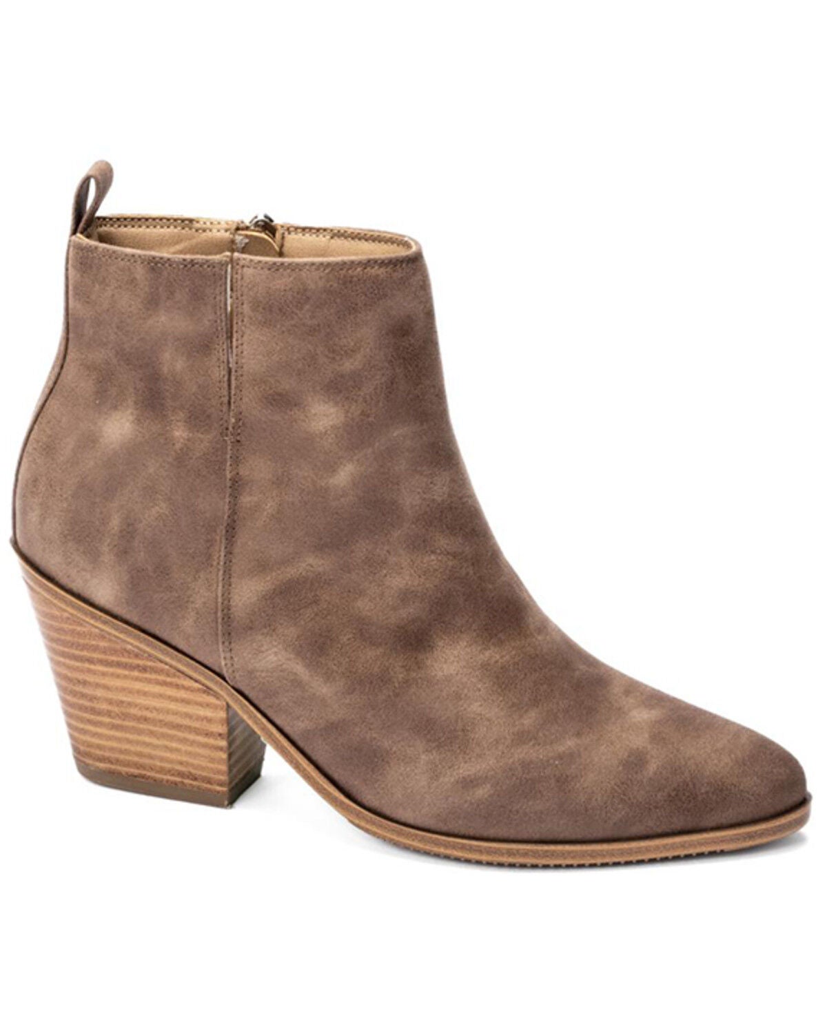 Hey Girl by Corkys Gimme Sugar Western Booties - Round Toe, Tan, hi-res