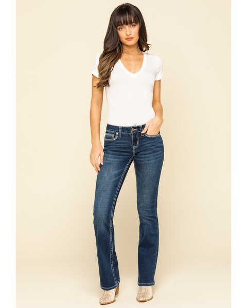 Image #6 - Shyanne Women's Americana Blowout Bootcut Jeans, , hi-res