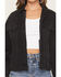 Image #3 - 7 For All Mankind Women's Thunderstorm Twisted Crystal Denim Jacket, Black, hi-res