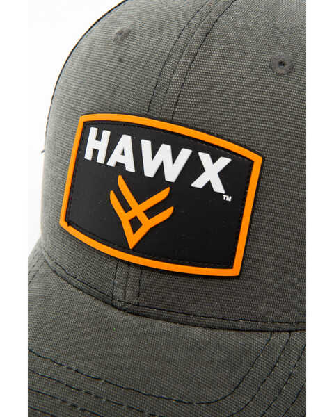Image #5 - Hawx® Men's Grey Patch Logo Trucker Cap, Grey, hi-res