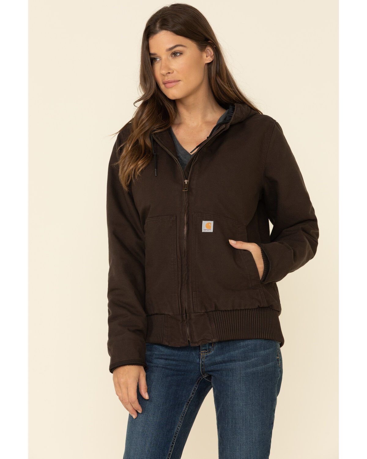 women's carhartt hooded jacket