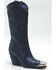 Image #1 - Free People Women's Brayden Mid Boot - Snip Toe, Blue, hi-res