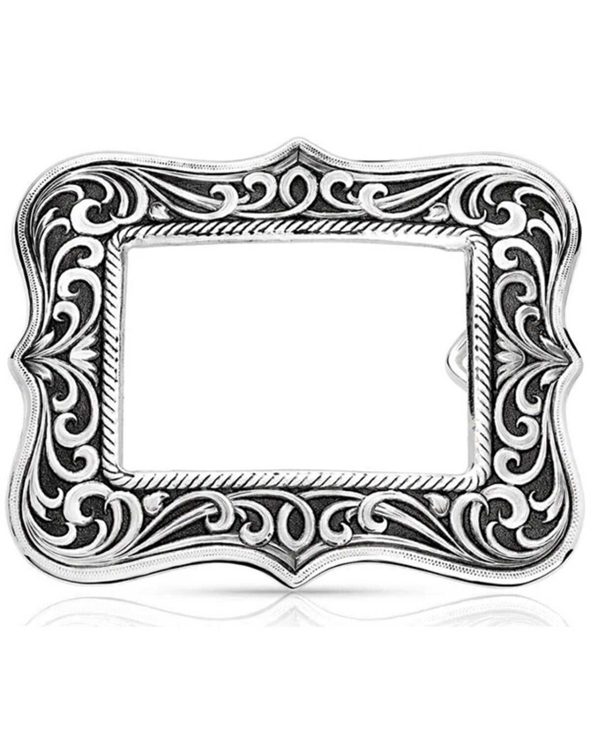 Montana Silversmiths Classic Montana Storyteller Buckle, Silver, hi-res