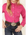 Image #3 - Wrangler Girls' Snap Long Sleeve Western Shirt , , hi-res