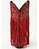 Image #5 - Dan Post Girls' Happy Trails Fringe Western Boots - Round Toe, Red, hi-res