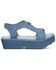 Image #2 - Bearpaw Women's Venice Platform Sandals, Indigo, hi-res