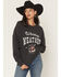 Image #1 - White Crow Women's Whiskey Weather Graphic Crewneck, Black, hi-res