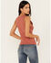 Image #4 - Idyllwind Women's Edna Button Front Ribbed Tank, Pecan, hi-res