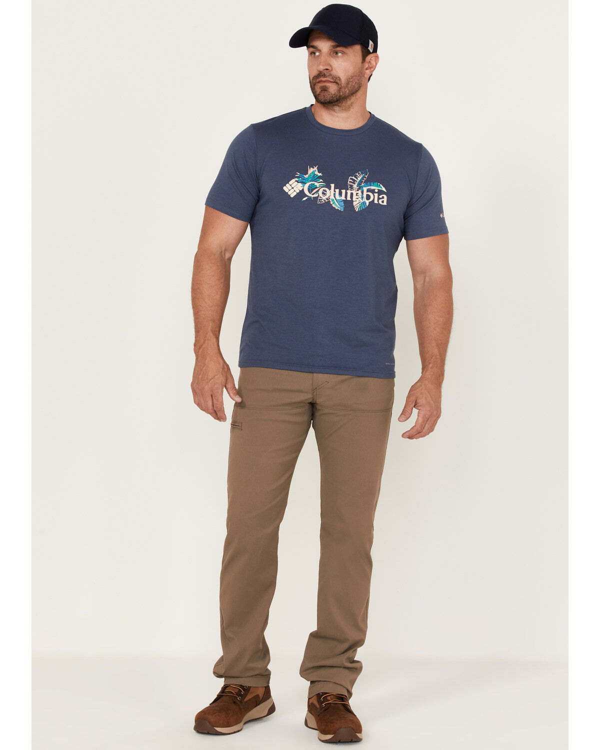 Image #2 - Columbia Men's All 4 Outdoors Logo Graphic T-Shirt, Dark Blue, hi-res