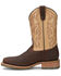 Image #5 - Double-H Men's Square Steel Toe Western Boots, Bison, hi-res