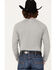 Image #4 - RANK 45® Men's Solid Performance Long Sleeve T-Shirt, Charcoal, hi-res