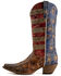 Dan Post Women's Stars & Stripes Western Boots - Snip Toe, Red/white/blue, hi-res