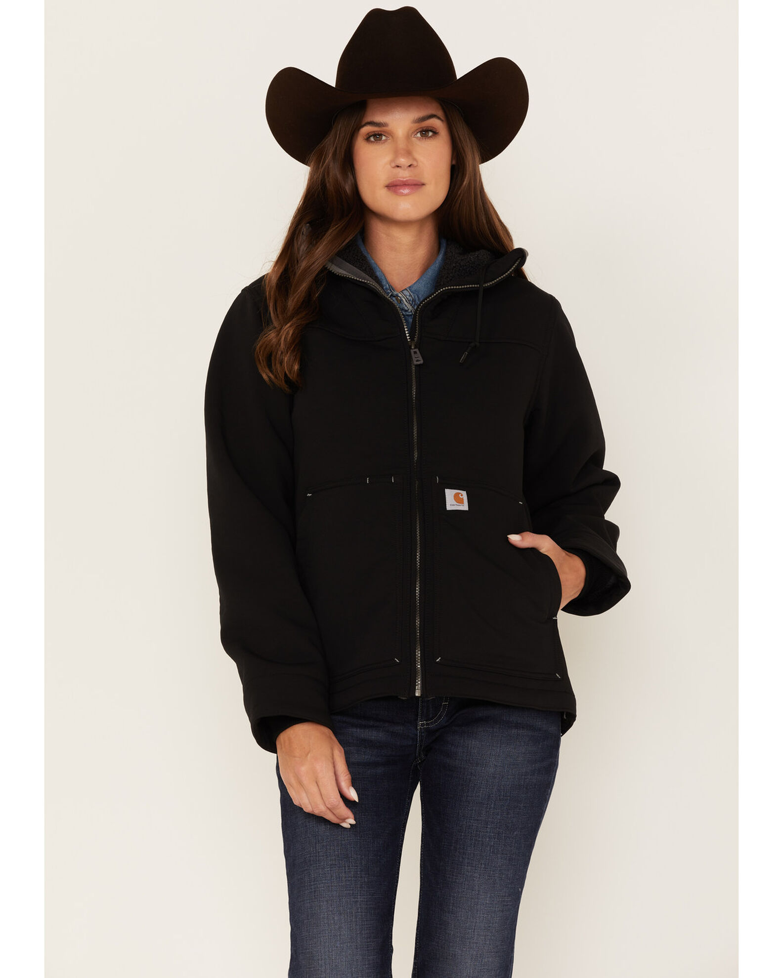 Product Name: Carhartt Women's Super Dux Relaxed Fit Zip-Front Sherpa-Lined  Work Jacket