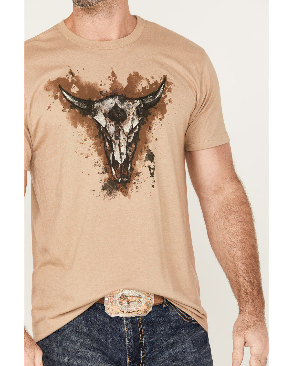 Image #3 - Cody James Men's Skull Card Short Sleeve Graphic T-Shirt, , hi-res