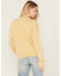Image #4 - Ariat Women's Steer Head Pullover Sweatshirt, Yellow, hi-res
