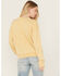Image #4 - Ariat Women's Steer Head Pullover Sweatshirt , Yellow, hi-res