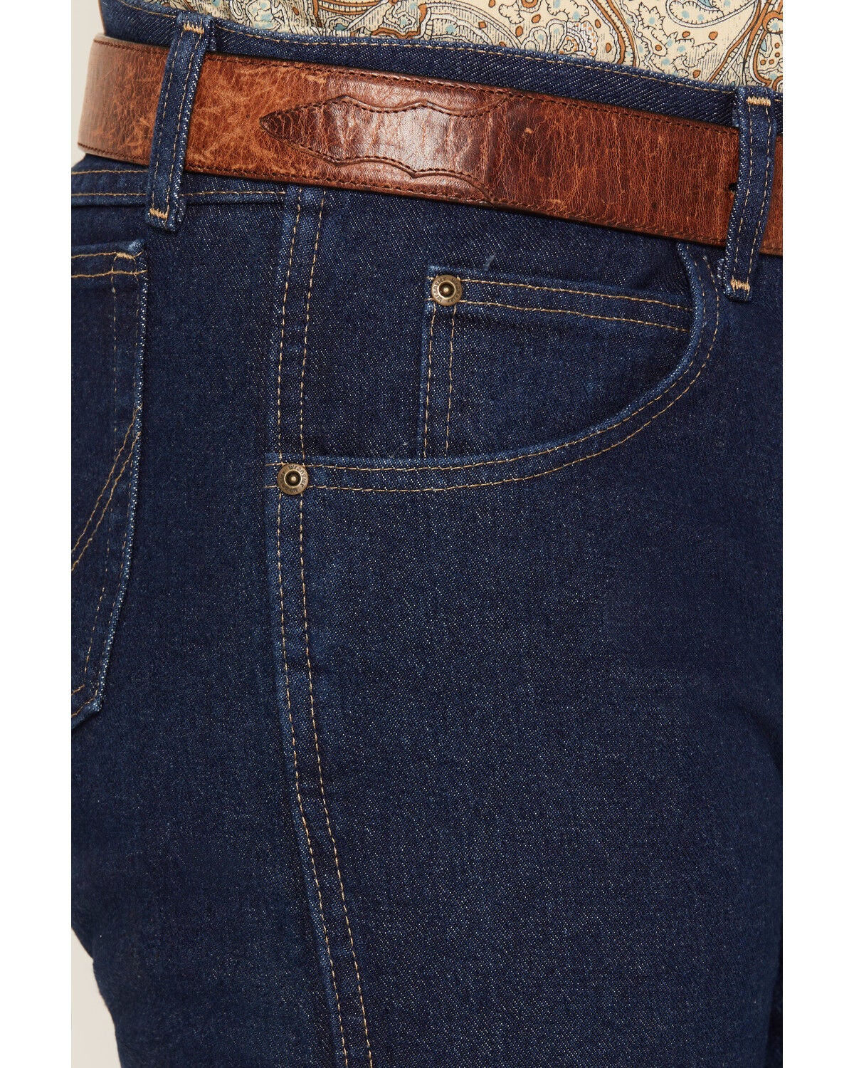 Image #2 - Wrangler Men's Rugged Wear&reg; Relaxed Straight Denim Jeans, Blue, hi-res
