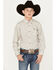 Image #1 - Ariat Boys' Beau Geo and Skull Print Long Sleeve Button-Down Shirt, Sand, hi-res