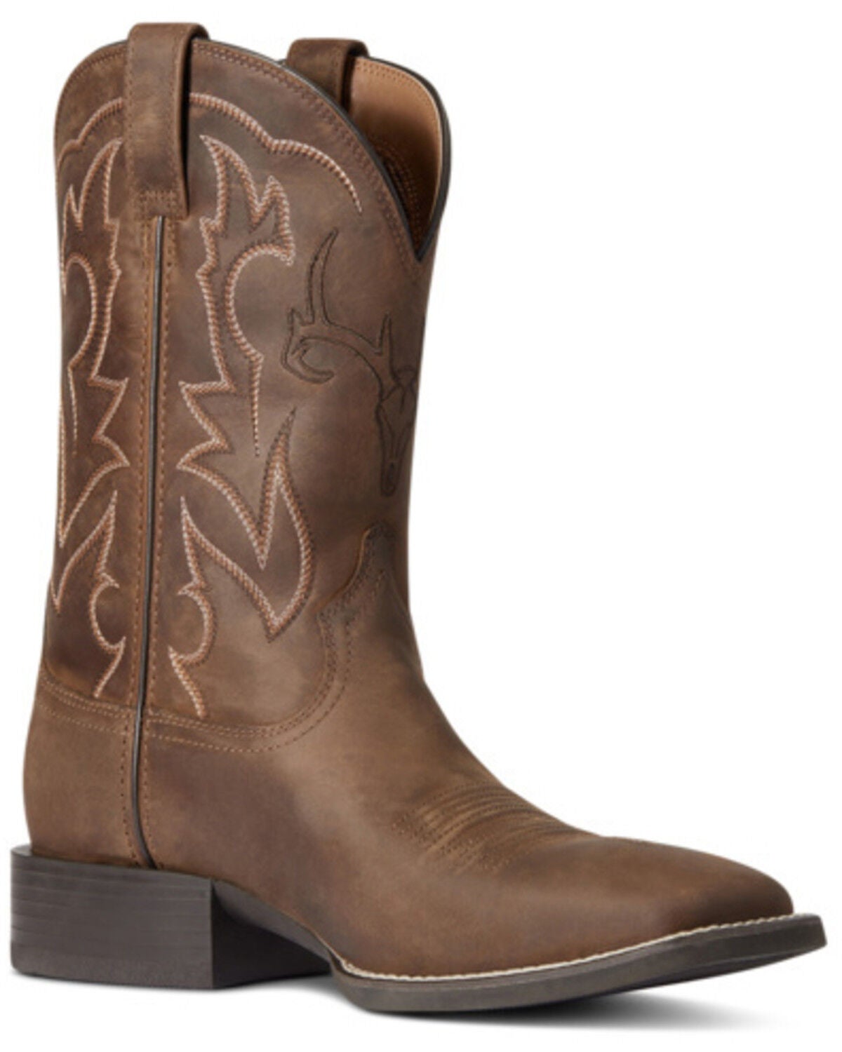Ariat Men's Sport Outdoor Performance Western Boots - Broad Square Toe, Brown, hi-res