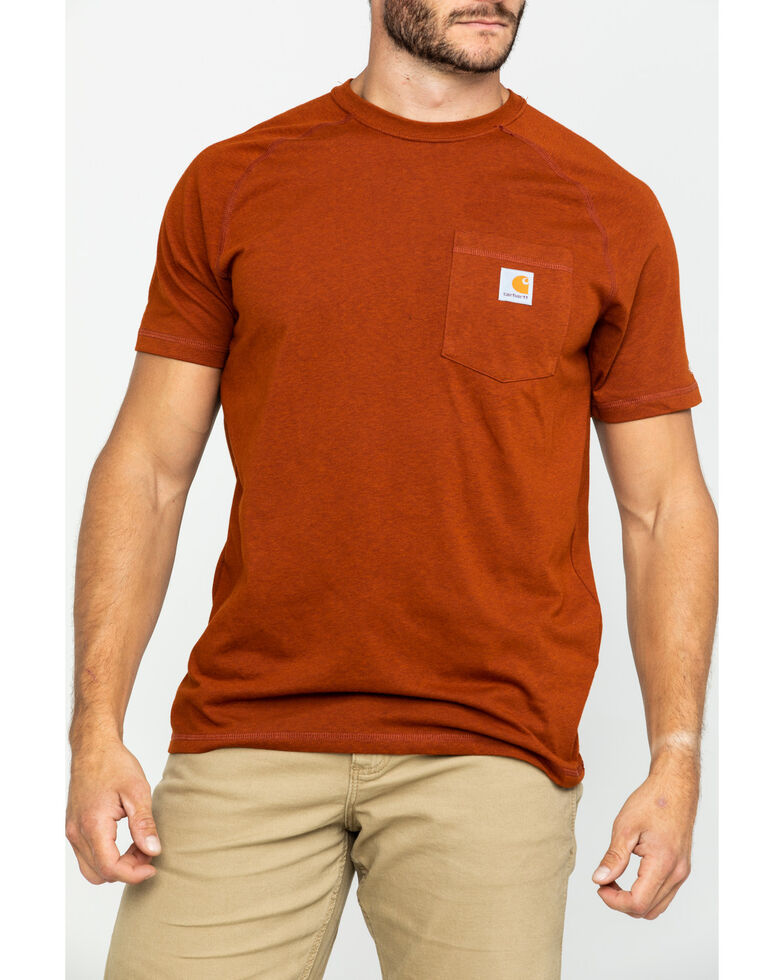 Carhartt Men's Force Cotton Short Sleeve Work T-Shirt | Boot Barn