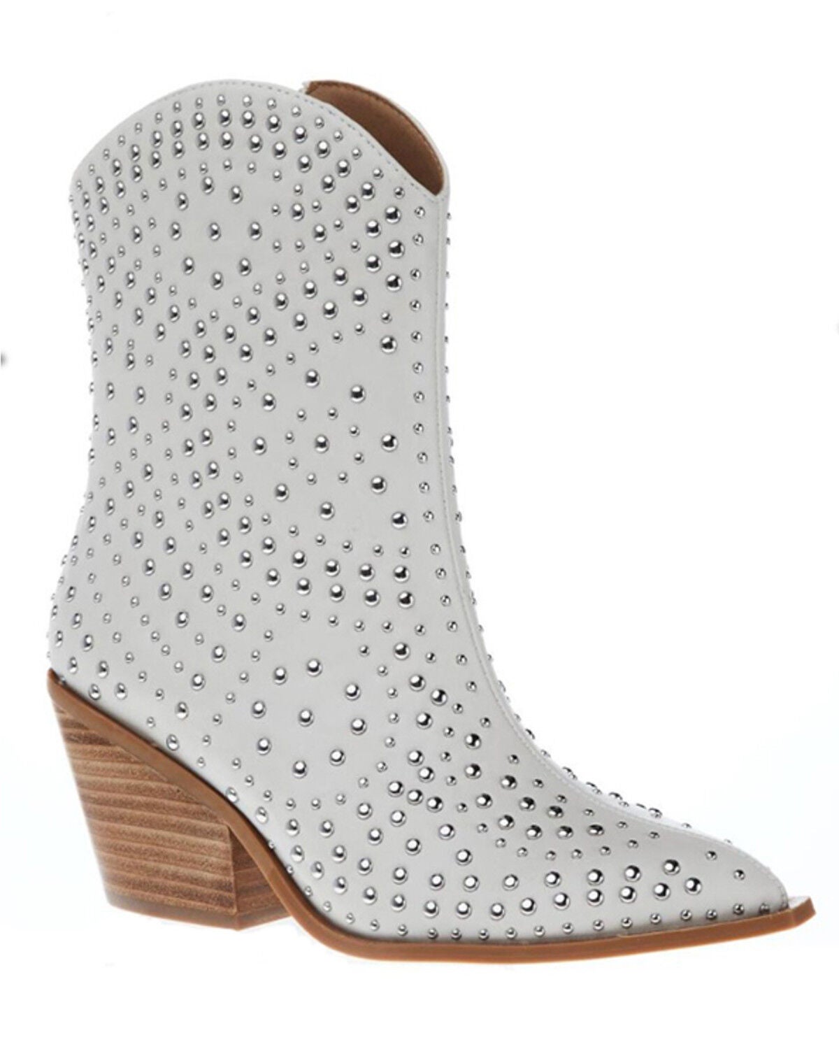 Hey Girl by Corkys Women's Lowlights Fashion Booties - Snip Toe, Ivory, hi-res