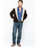 Image #7 - Scully Men's Boar Suede Pilot Jacket, Chocolate, hi-res