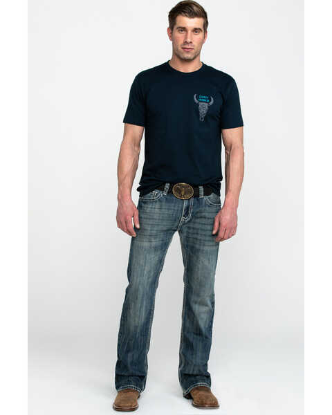 Rock & Roll Denim Men's Pistol Med Bootcut Jeans