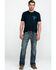 Image #3 - Rock & Roll Denim Men's Pistol Med Bootcut Jeans , Blue, hi-res