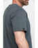 Image #5 - Hawx Men's Pocket Crew Short Sleeve Work T-Shirt - Tall, Charcoal, hi-res