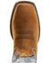Brothers & Sons Men's LITE Peacock Blue Performance Leather Western Boots - Broad Square Toe , Blue, hi-res