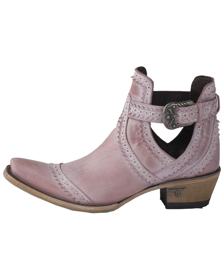 snip toe western booties