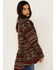 Image #2 - Outback Trading Co. Women's Southwestern Stripe Print Blaire Jacket, Red, hi-res