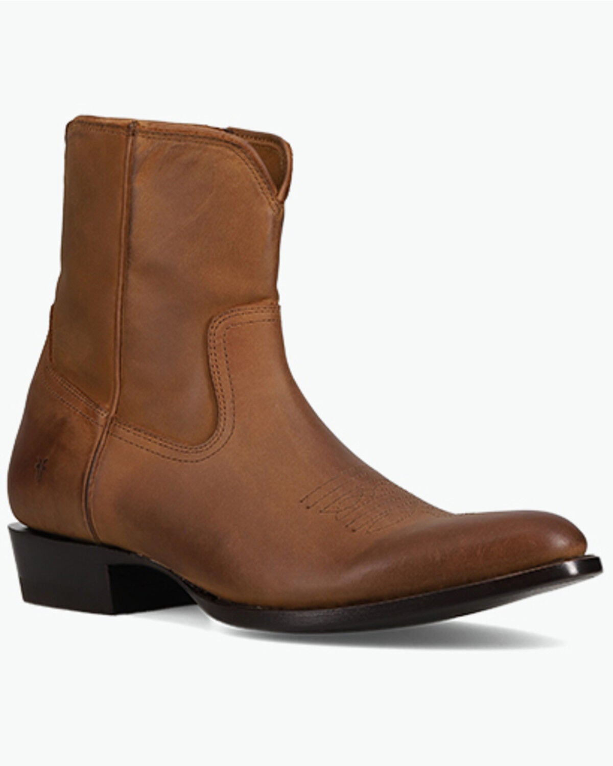 Frye Men's Austin Inside Zip Casual Boots - Round Toe, Tan, hi-res
