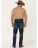 Wrangler Retro Men's Galaxy Dark Wash Stretch Slim Straight Jeans , Blue, hi-res