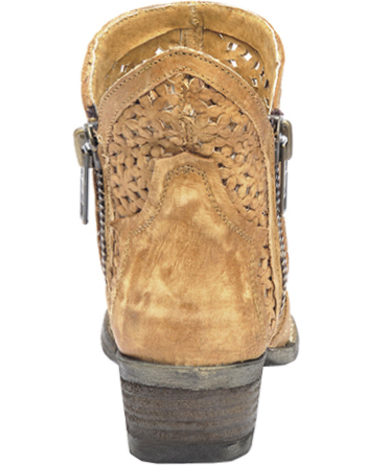 Image #4 - Circle G Women's Cutout Booties - Round Toe, , hi-res