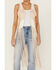 Image #3 - Shyanne Women's Patchwork Faux Suede Fringe Drop Vest, , hi-res