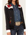 Image #3 - Ariat X Rodeo Quincy Women's Floral Bomber Jacket, Black, hi-res