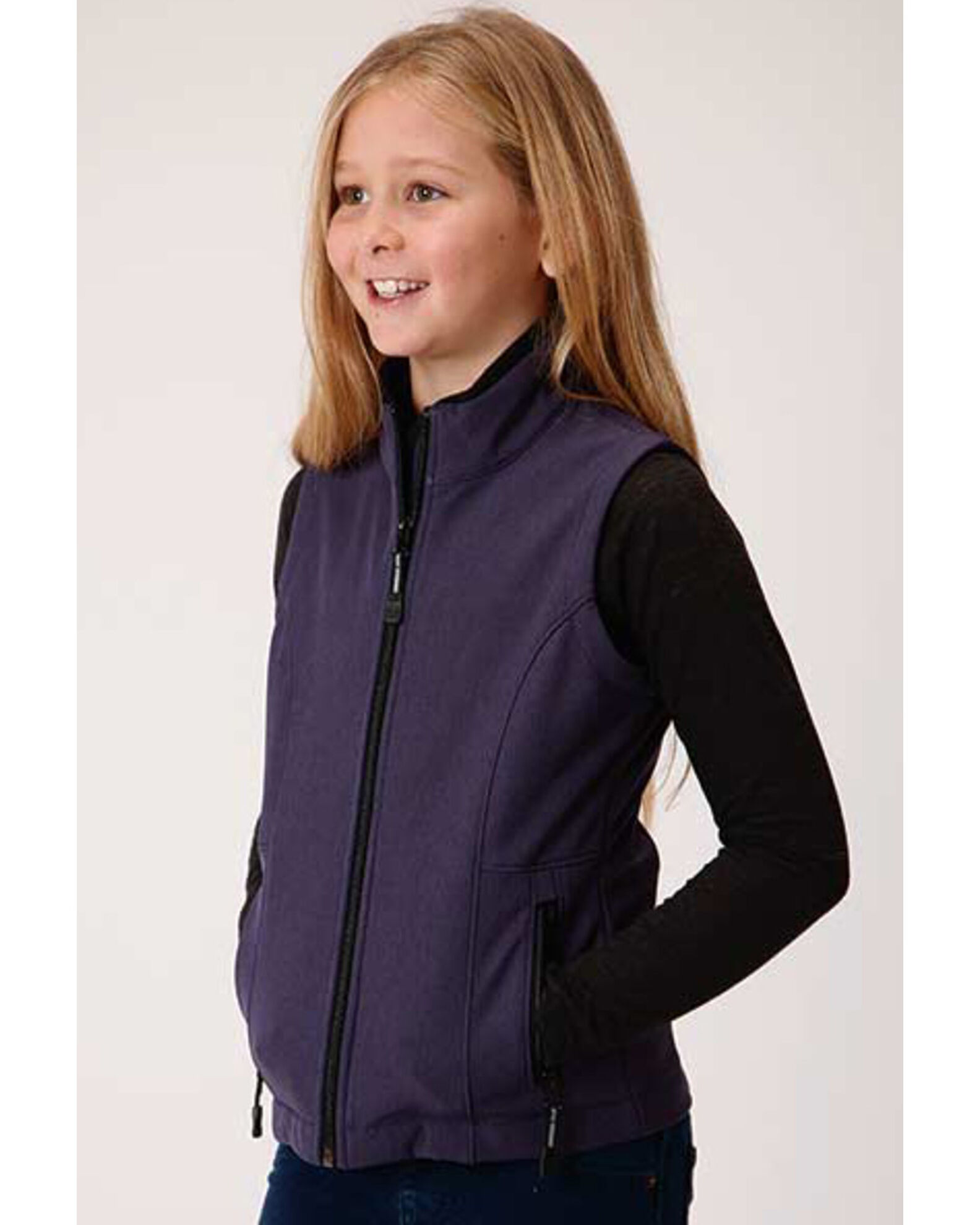 Girls sales purple vest